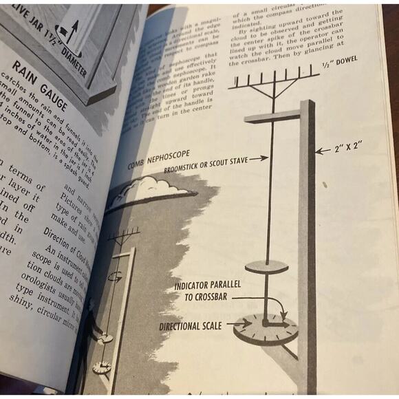 Boy Scouts of America BSA Merit Badge Series Weather VTG 1986 Meteorology Radar - Picture 7 of 7